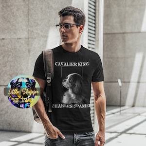 Cavalier King Charles Spaniel Tshirt Cavalier Geschenke Hundeliebhaber Geschenke Cavalier Papa T-Shirt Cavalier Mama T-Shirt Geschenk Cavalier Hund T-Shirts