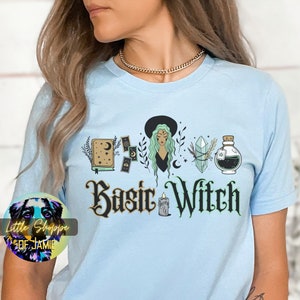 Basic witch shirts witchcraft wiccan gifts pagan shirts goblincore clothing witchy t-shirt forest witch cottagecore shirts green witch gifts