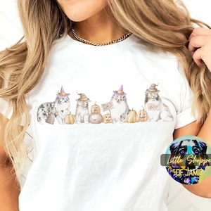 Shetland Sheepdog Halloween T-shirt dog lover gifts Sheltie mom gift Sheltie shirt Shetland Halloween dog shirt fall shirt Rough Collie gift
