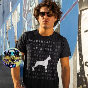 Doberman Pinscher graphic tee shirts dog lover gifts Doberman gifts dog mom shirts Doberman Pinscher T-shirts Dog dad gifts dog lover tees