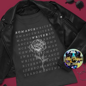 Romance Writer graphic tee shirt Writer shirts author shirts writer gifts author gifts writing t-shirts novelist shirt novel writer bookworm