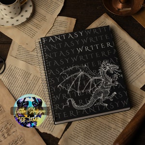 Fantasy Writer Spiral notebook schrijver geschenken auteur geschenken Schrijver dagboek auteur notebook schrijven tijdschrift literaire geschenken roman planner schrijvers