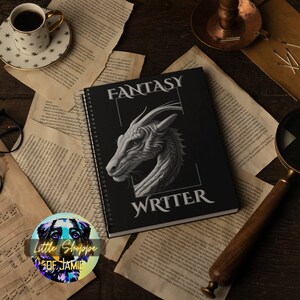 Fantasie Schrijver Spiraalvormig notitieboekje schrijver geschenken auteur geschenken Schrijver tijdschrift auteur notitieboekje schrijven dagboek literaire geschenken nieuwe planner schrijvers