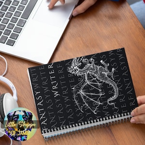 Fantasy Writer Spiral notebook schrijver geschenken auteur geschenken Schrijver dagboek auteur notebook schrijven tijdschrift literaire geschenken roman planner schrijvers