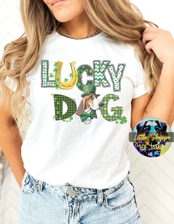 Lucky Shamrock Basset Hound Mom St Patrick Day Woman Shirt Lucky Shamrock Basset Hound Mom St Patrick Day Woman Shirt