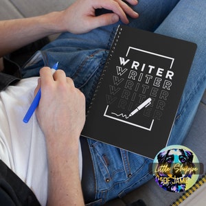 Schrijver Spiraal notebook schrijver geschenken auteur geschenken Schrijver dagboek auteur notebook schrijven dagboek literaire geschenken roman dagboek boek minnaar cadeau