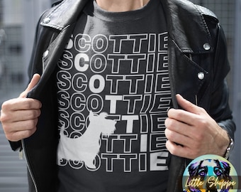 Scottish Terrier graphic tee shirt dog lover shirts Scottie dog t-shirt Scottish Terrier gifts Scottie mom dog mom shirt dog dad gift shirts