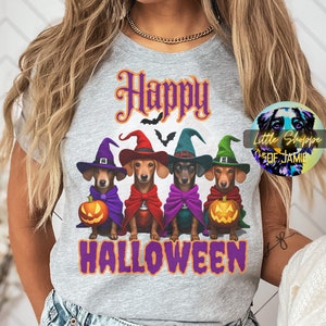 Dachshund Halloween t-shirt wiener dog shirt dog lover gift Halloween shirts Dachshund mom gifts Halloween gifts autumn shirt Wiener dog mom