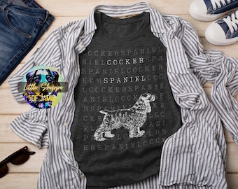 Cocker Spaniel t-shirt Spaniel mom shirt Cocker Spaniel mom gift Spaniel dad tshirt Cocker Spaniel shirts dog lover gift dog dad shirt gifts