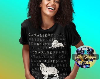 Cavalier King Charles Spaniel tshirt Cavalier cadeaux amoureux des chiens cadeaux Cavalier papa tee shirt Cavalier maman t-shirt cadeau Cavalier chien tee shirts