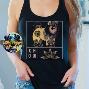 Chow Chow dog tank top dog lover gift dog mom shirt chow dog gifts dog graphic tee shirt Chow mom tank dog lover shirts Chow mom shirt gift