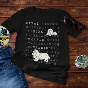 Cavalier King Charles Spaniel tshirt Cavalier gifts dog lover gifts Cavalier dad tee shirt Cavalier mom t-shirt gift Cavalier dog tee shirts