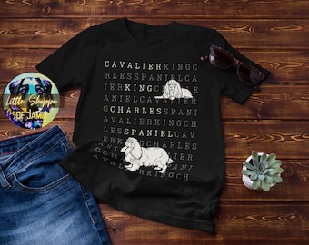 Cavalier King Charles Spaniel tshirt Cavalier cadeaux amoureux des chiens cadeaux Cavalier papa tee shirt Cavalier maman t-shirt cadeau Cavalier chien tee shirts