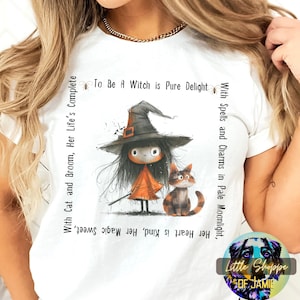 Cute witch shirt witchcraft wiccan gifts pagan shirt goblincore clothing witchy t-shirt forest witch cottagecore tee shirts Hedge witch gift
