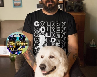 Golden Retriever tshirt Golden Retriever gifts dog lover gifts Retriever dad tee shirt Retriever mom t-shirt gift Golden Retriever tee shirt