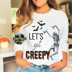 Dancing Skeleton Halloween Sweatshirt funny Halloween shirt fall gift Halloween sweater autumn shirt cozy sweater spooky vibes spooky season
