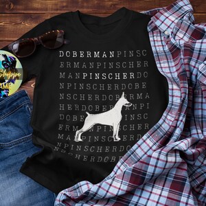 Doberman Pinscher graphic tee shirts dog lover gifts Doberman gifts dog mom shirts Doberman Pinscher T-shirts Dog dad gifts dog lover tees