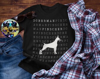 Doberman Pinscher graphic tee shirts dog lover gifts Doberman gifts dog mom shirts Doberman Pinscher T-shirts Dog dad gifts dog lover tees