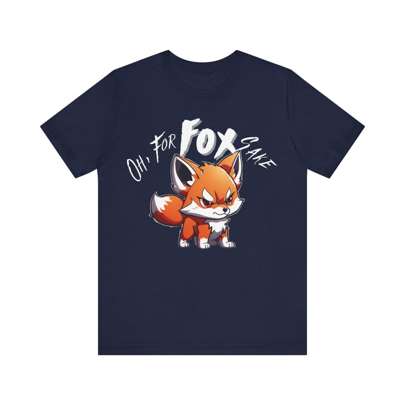 Fox Graphic Tee Shirt Funny Fox T-shirt Anime Style Shirt Cute Fox ...