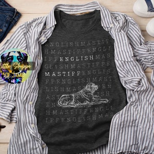 English Mastiff graphic tee shirt dog lover shirt English Mastiff  t-shirt Mastiff gift dog mom shirt dog Mastiff dad gifts Mastiff breeders