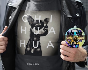 Chihuahua tshirt chihuahua geschenken hond minnaar geschenken Chihuahua papa tee shirt Chihuahua moeder t-shirt cadeau Chihuahua tee shirt hond grafische tshirts