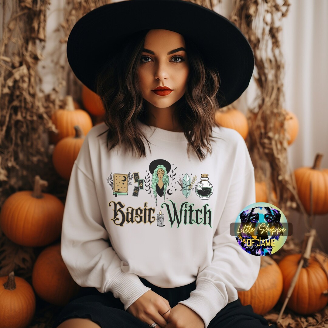 Wiccan Gothic Witch Pagan Pattern Print Women Men Pullover Hoodie