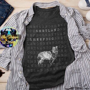 Shetland Sheepdog graphic tee shirts dog lover shirts Sheltie t-shirt Sheltie gift Sheltie mom dog mom shirts dog Sheltie dad gift tee shirt