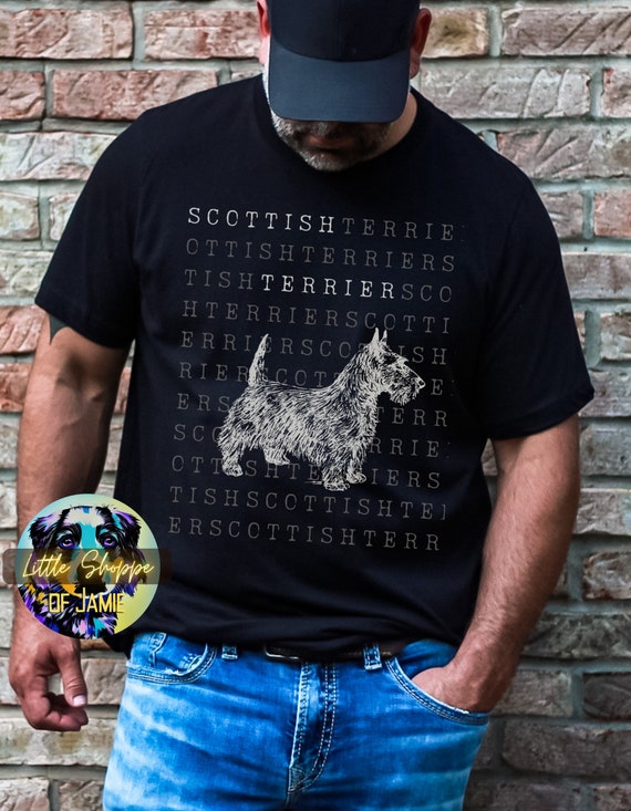 Scottish Terrier Dog T-Shirt Scottish Terrier Dog T-Shirt