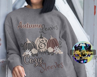 Cozy sweater fall sweatshirt autumn sweatshirts pumpkin sweatshirt thanksgiving sweaters fall jumper gift for her animal print autumn shirts