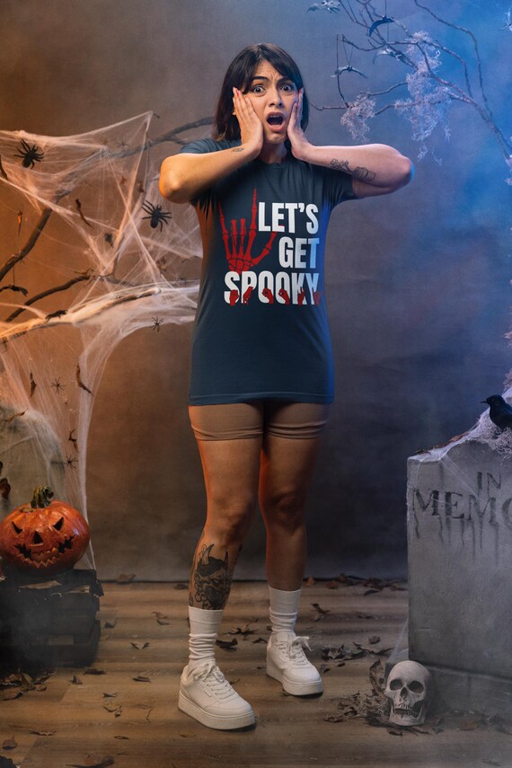 Maglietta grafica con zucca di Halloween: maglietta autunnale