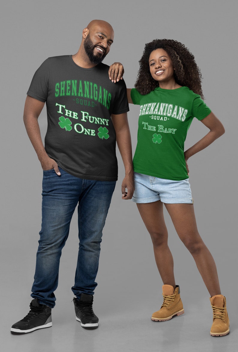 Saint Patrick's Day Funny Group Tshirts Matching St Patrick's Day