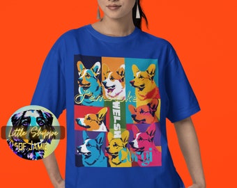 Pembroke Waliser Corgis Grafik-t-shirt Waliser Corgis Geschenk Hundeliebhaber Geschenk Corgis-Papa T-Shirt Corgis Mutter Geschenk Corgis-T-Shirt Pembroke Corgis-Besitzer