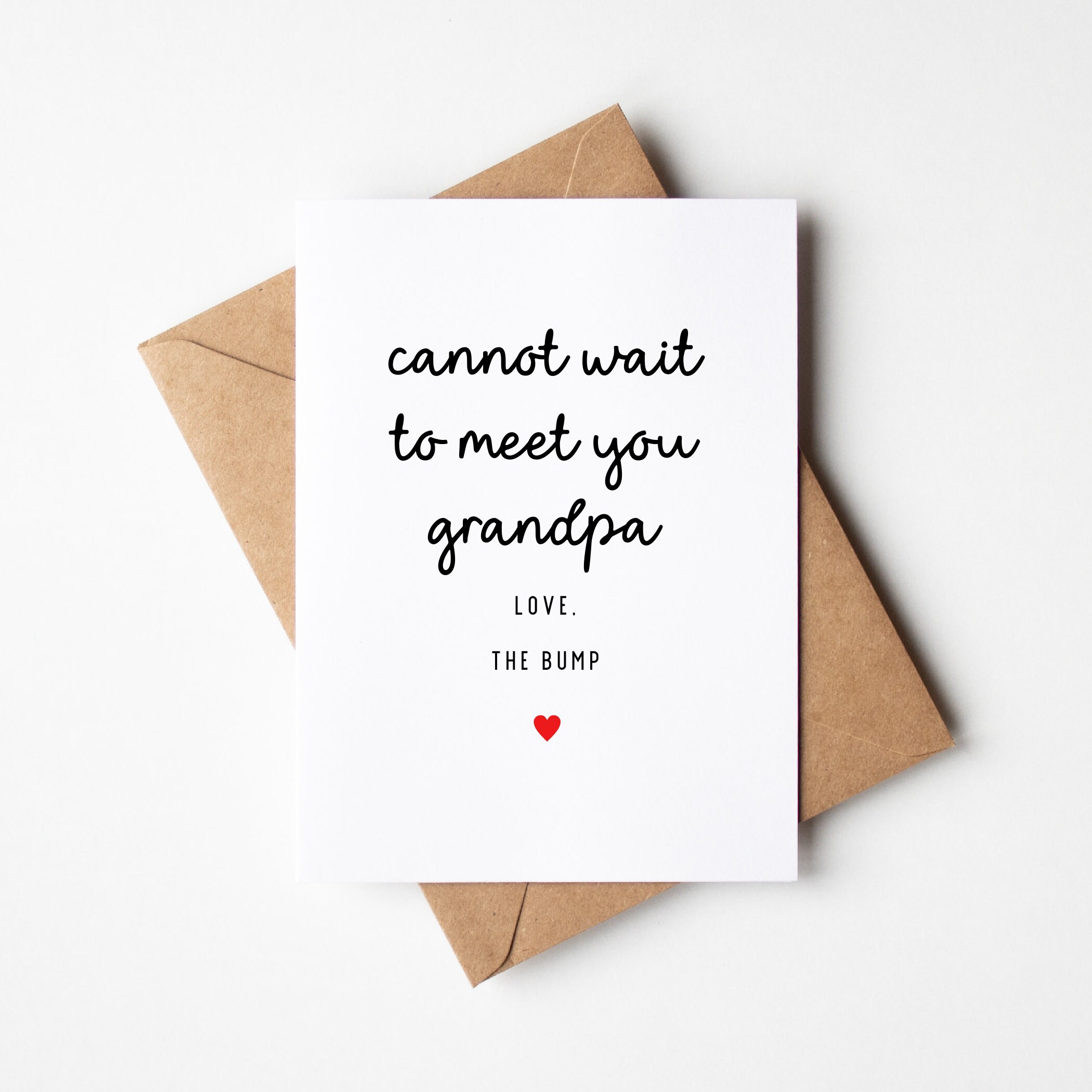Future Grandpa Father's Day Card Grandpa-to-be - Etsy
