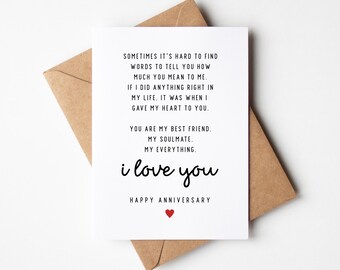 Happy You and Me Day Anniversary Card for Boyfriend, Girlfriend ...
