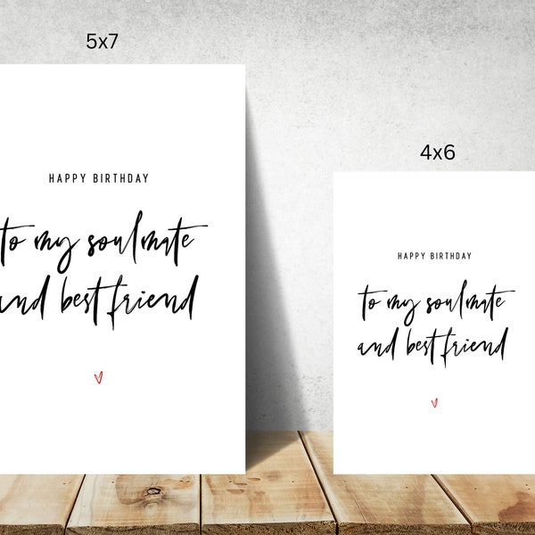 Boyfriend Birthday Card, Happy Birthday Card For Husband, Girlfriend Birthday Card, Cute Birthday Card For Her, Happy Birthday Card