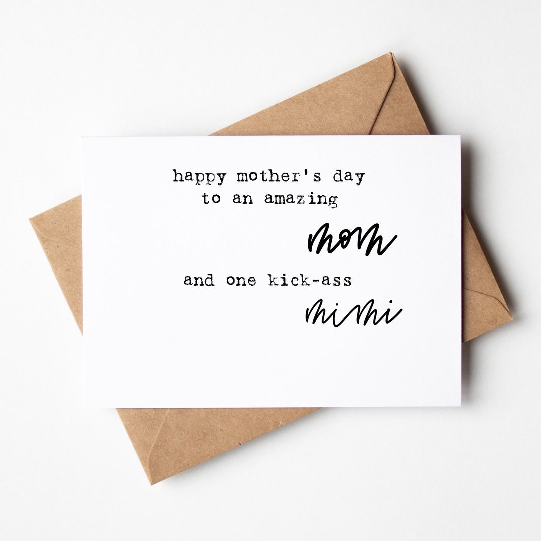 Spectacular Mimi Mothers Day Card Landscape Illustration Spectacular Mimi Mothers Day Card Landscape Illustration