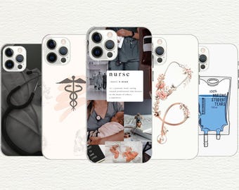 Funda de teléfono personalizable para enfermeras: TPU con impresión UV, regalo médico