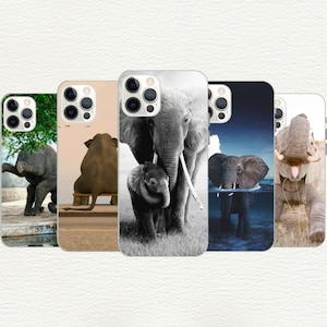 Elephant Phone Case: Wildlife Lover Gift, Custom TPU Cover