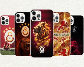 Galatasaray Lion Phone Case: Customizable TPU Protective Cover