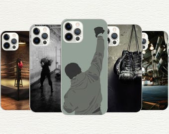 Boxing-Themed TPU Phone Case: Customizable Fighter Design covers Samsung, Pixel models