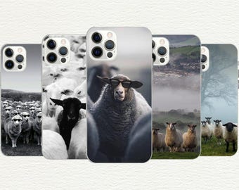 Funny Sheep TPU Phone Case, Animal Lover Gift, Customizable