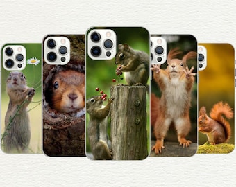 Squirrel Phone Case: Wildlife Lover Gift, Custom TPU Cover