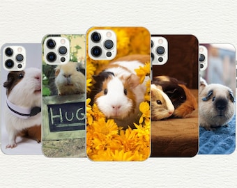 Funda de TPU personalizada con diseño de conejillo de indias y roedor