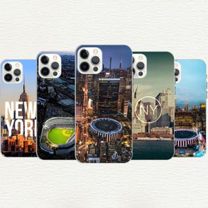 Etui na telefon New York, prezent podróżny, prezent z Nowego Jorku, miłośnik Nowego Jorku, iPhone 16, 15, 14, 13, 12, 11, X, SE, Galaxy S, A, spersonalizowane etui na telefon