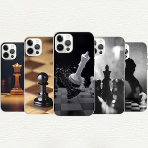 Chess Phone Case, Chess Player Gift, Board Game Lover, Check Mate, Iphone 16, 15, 14 13, 12, 11, X, SE, Samsung Galaxy S, Custom Phone Case