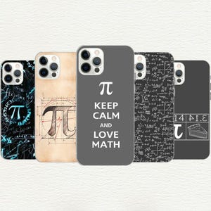 Math & Pi Phone Case: Gift for Mathematician, UV Print TPU Cover