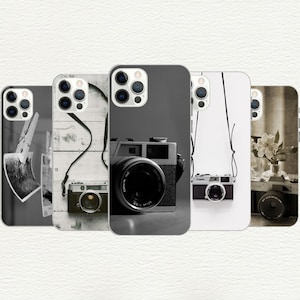 Retro Camera Phone Case, Photographer Gift, Vintage Art Case, Iphone 16, 15, 14, 13, 12, 11, X, Samsung Galaxy S, Note, A, Custom Phone Case