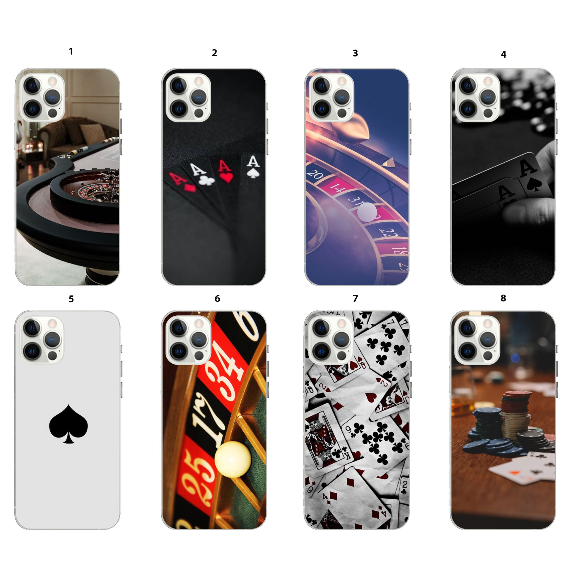  iPhone 13 I'd Rather Be At The Casino Funny Game Poker Player  Gift Case : Cell Phones & Accessories