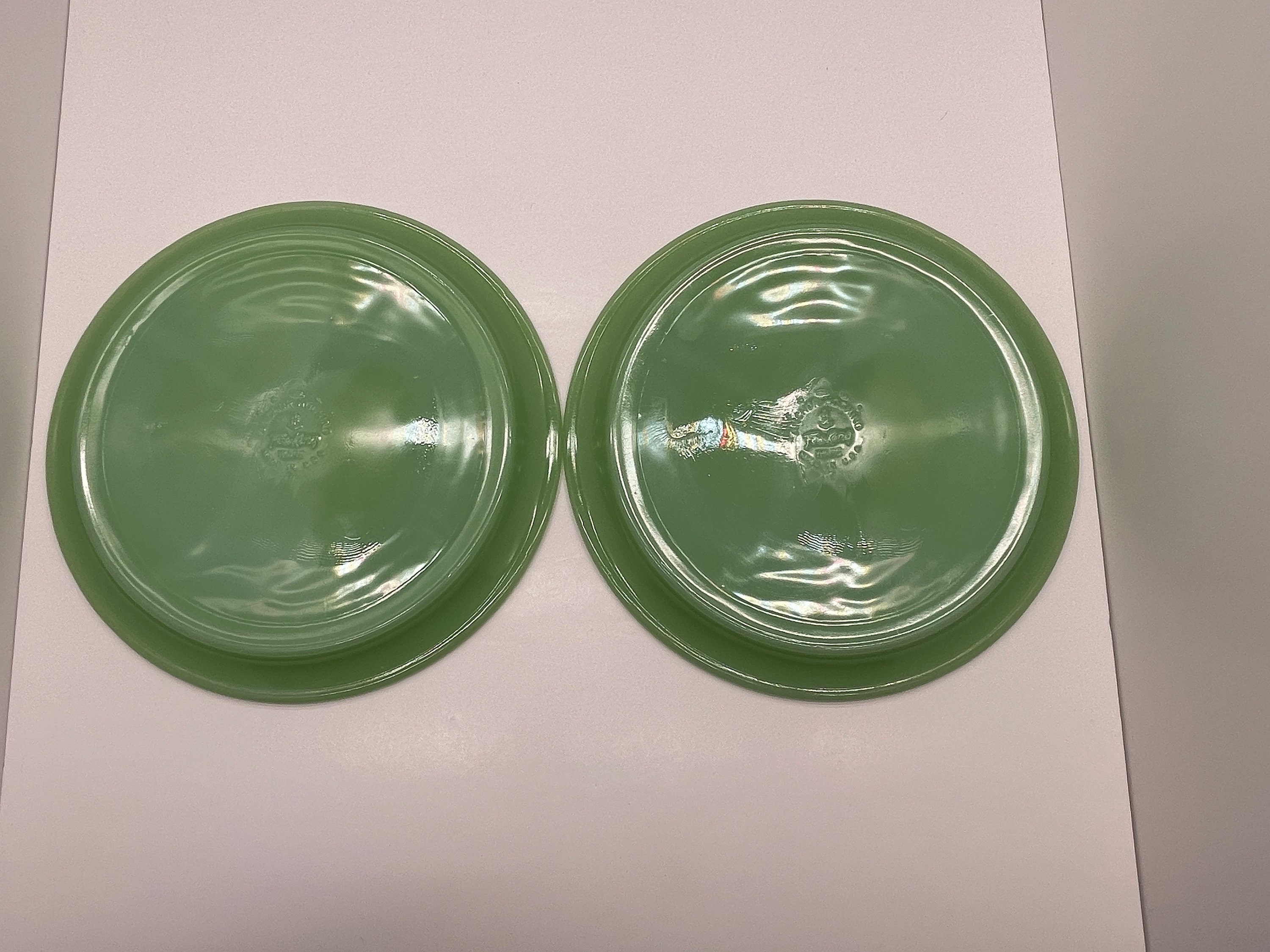 Fire King Jadeite Restaurant Ware Divided Dinner Plate Etsy