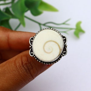 Natural Biwa Pearl Ring/ Adjustable Ring/ 8 1/2 US Size Statement Ring/ Big Biwa Pearl Ring/ Pearl Ring/ Biwa Pearl Statement Ring/Boho Ring